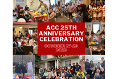 Asian Culture Center 25th Anniversary Celebreation graphic displaying the dates October 27-29, 2023.
